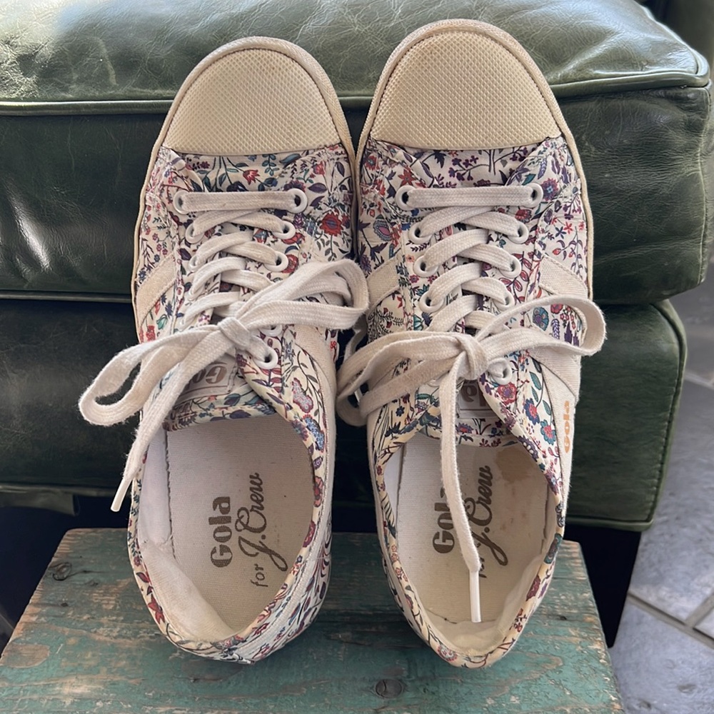 Pretty tidy Liberty of London floral design Gola sneakers for J.Crew.